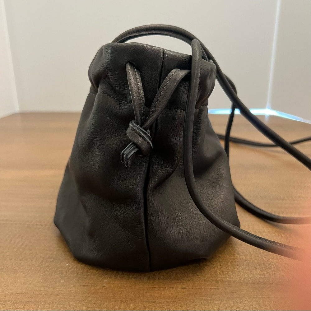 Clare V. Italian Nappa Emma Bag in Black - Picture 9 of 15